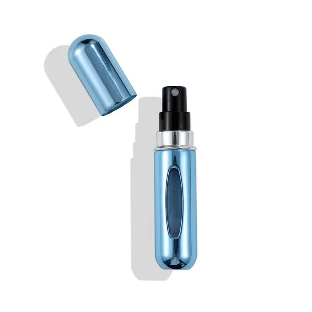 Refillable perfume sample bottle size comparison