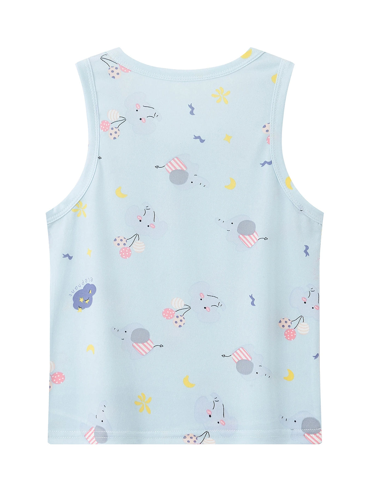 Kids shorts set top detail