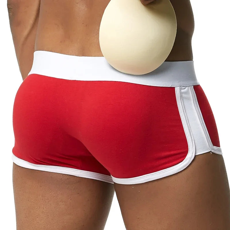 Men's padded boxer shorts with removable butt-enhancing pads | Sānvivá