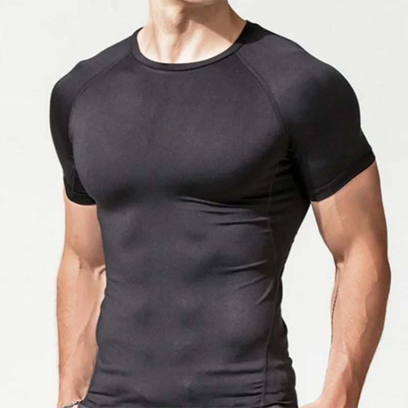 Compression training tee front view