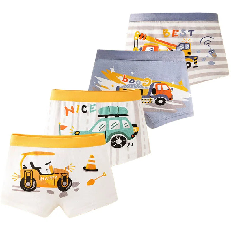 Boys cotton boxer briefs fabric texture closeup