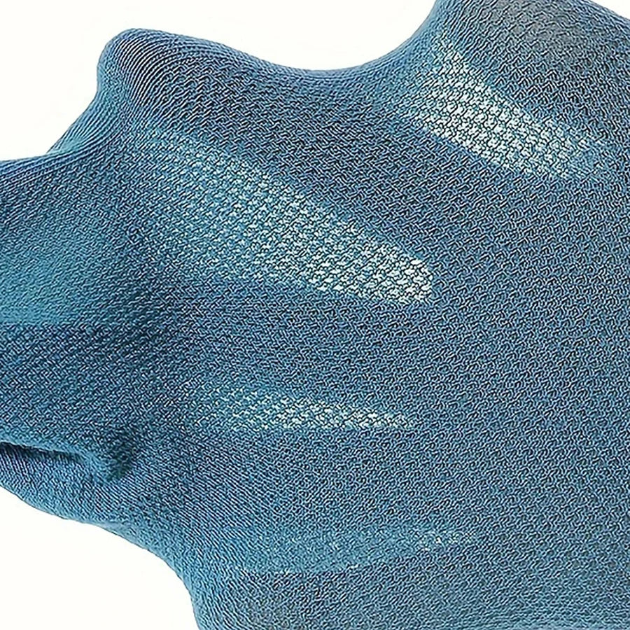Men's casual boat socks worn in shoe