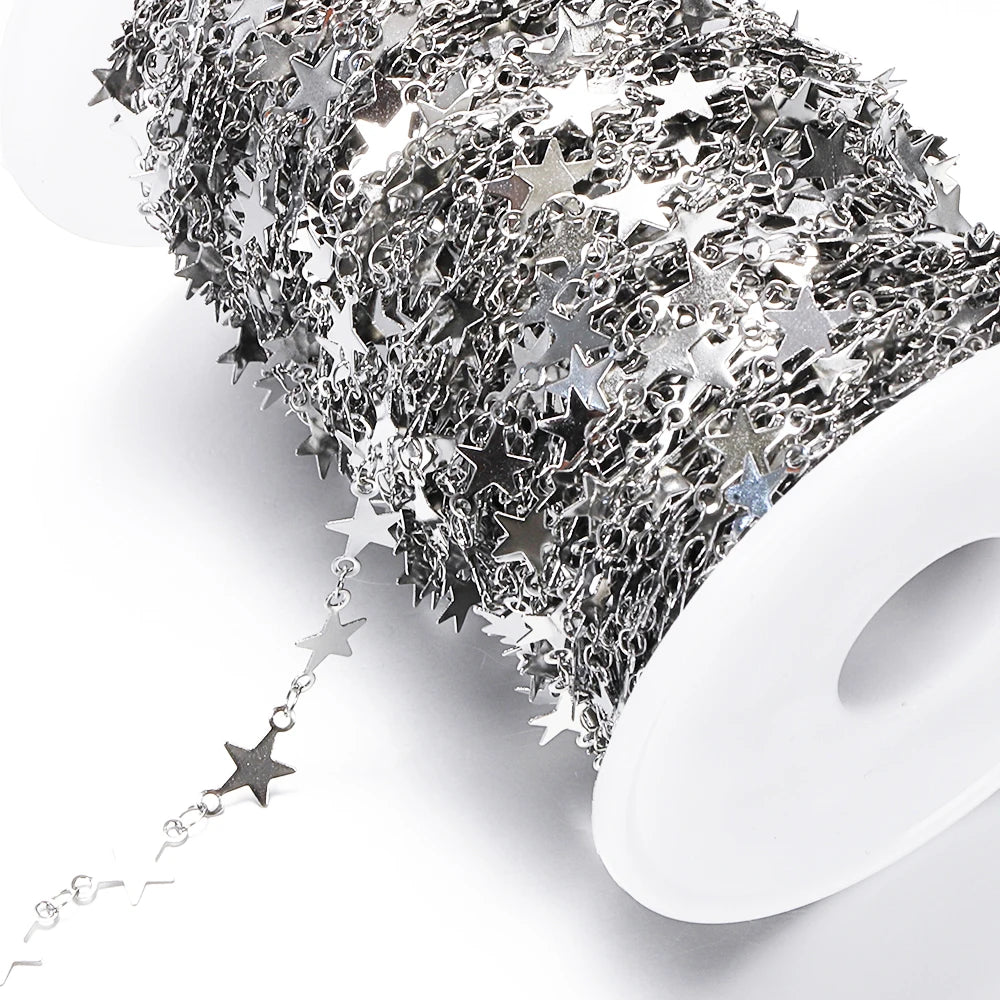 Stainless steel chain by the meter curb link style