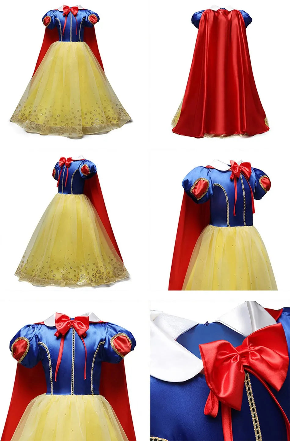 Kids princess cosplay dress worn by child model