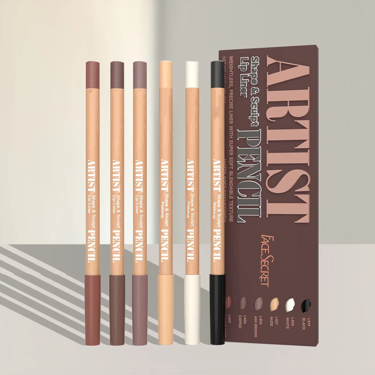 Precision lip liner pencil sketch roast shade