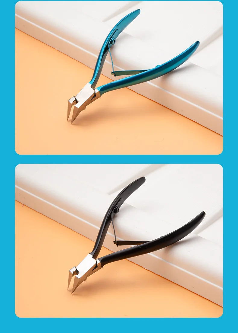 Toenail Clipper for Thick Nails with sharp stainless-steel design for easy grooming of ingrown nails.