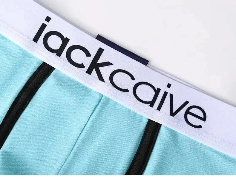 Men's printed cotton boxers size range display