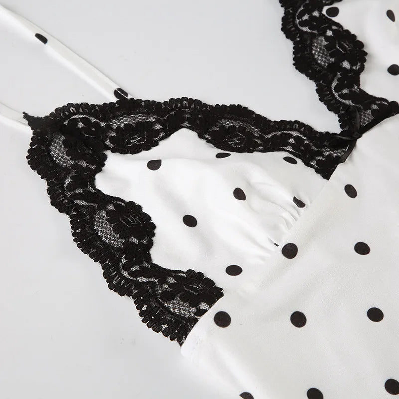 French lace halter vest floral lace closeup