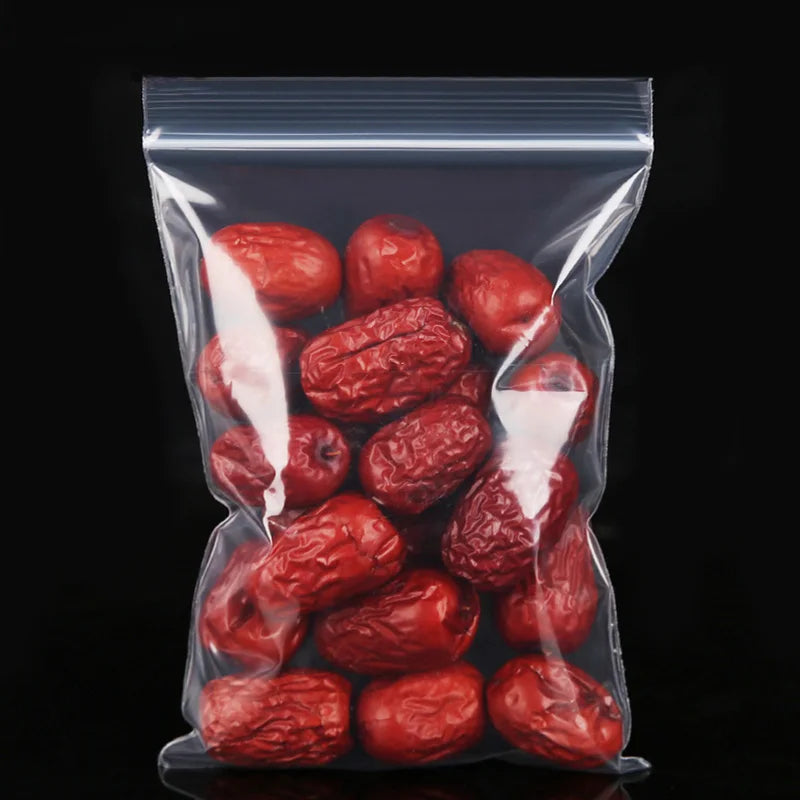 Resealable jewelry storage bags stack of packs