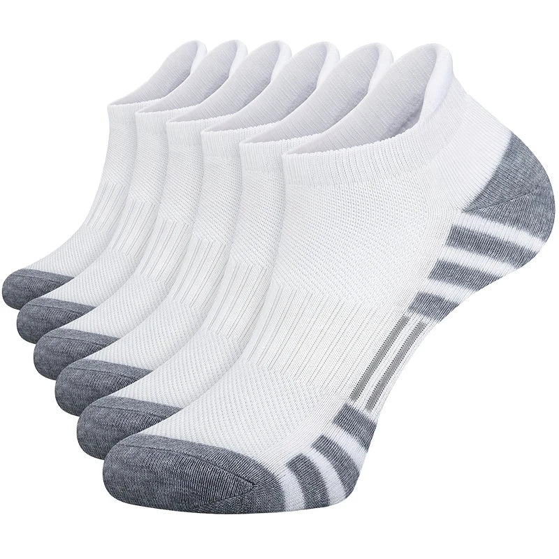 Men's athletic grip socks multi-pack worn during sports