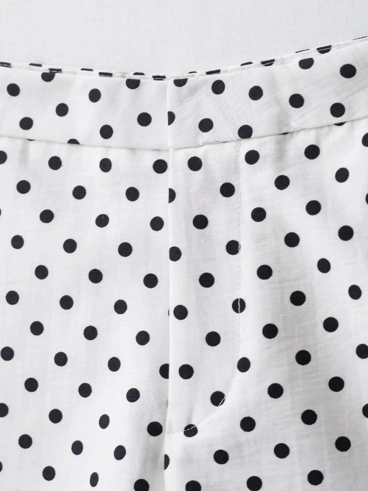 Polka Dot Casual Jacket Women's Zip-Up Turtleneck Coat