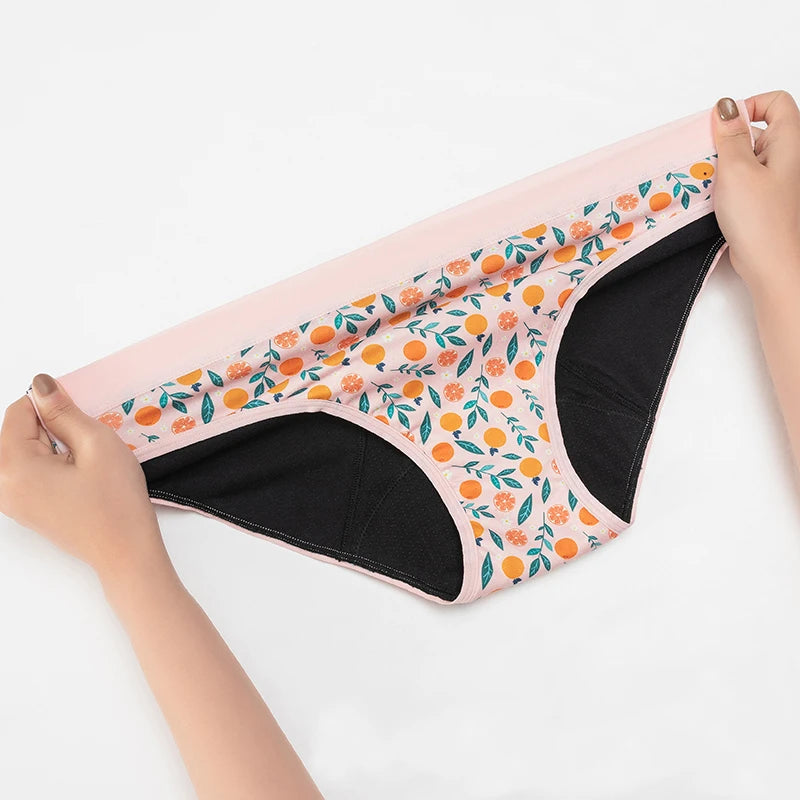 Teen cotton period panties comfortable fit display