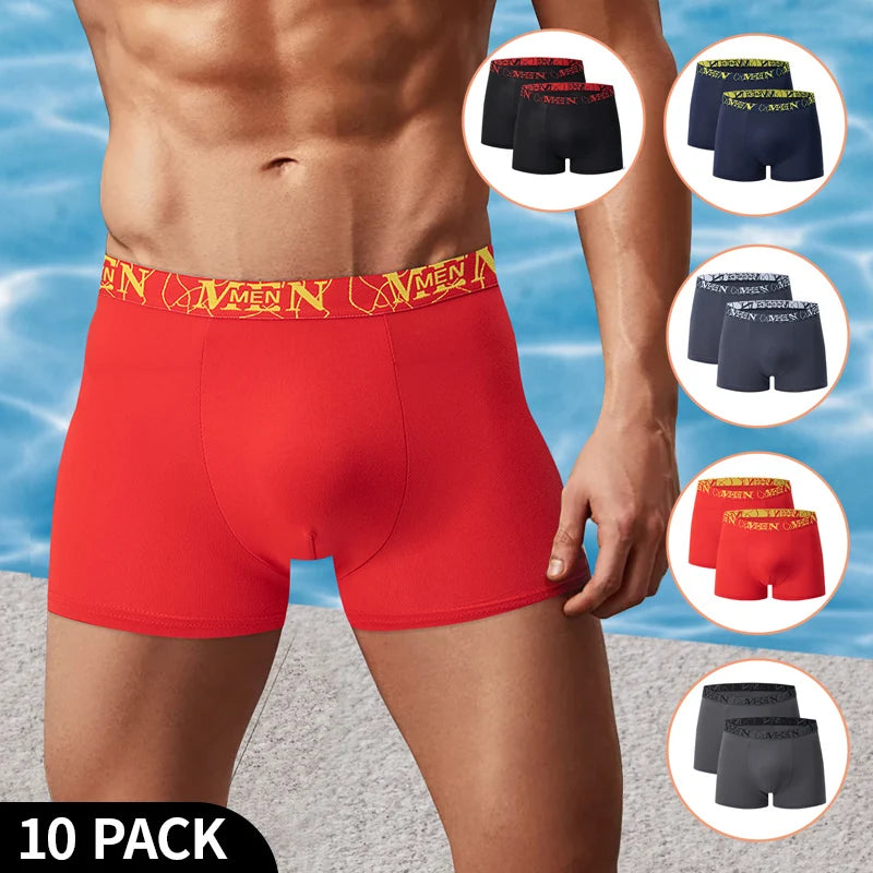 Printed boxers multi-pack front view