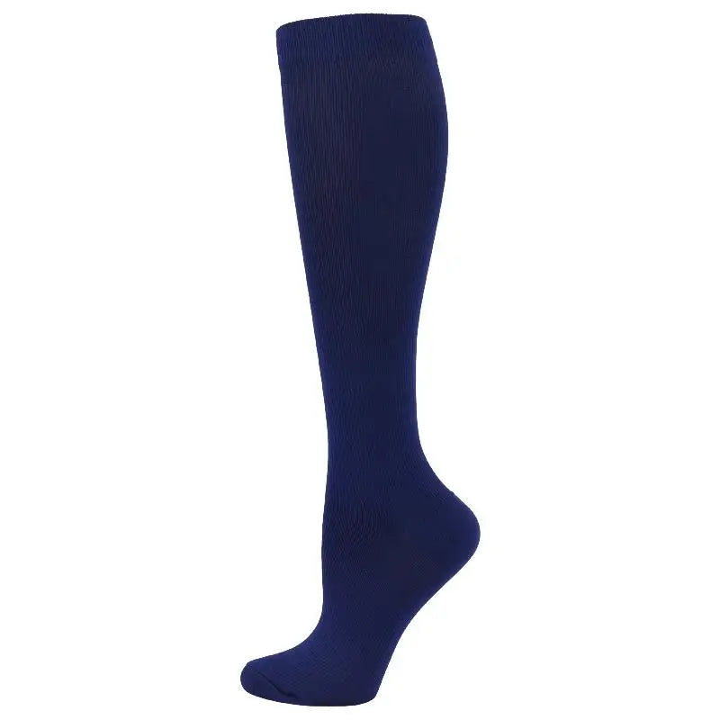 Compression support socks worn on legs