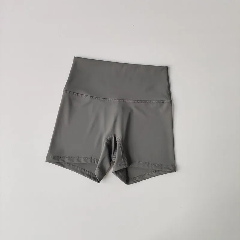 Women's High Waist Push-Up Booty shorts brown | Sānvivá
