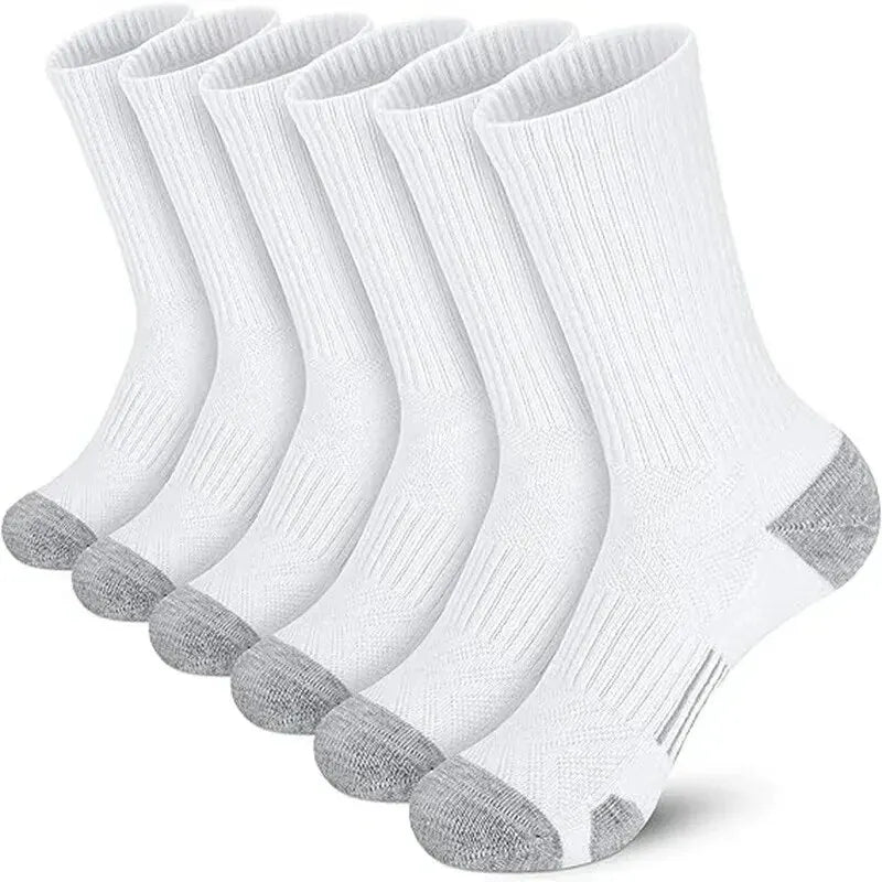 Men's athletic grip socks multi-pack worn during sports