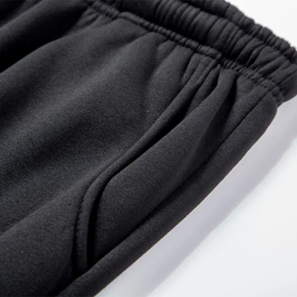 Letter print hoodie jogger set front view