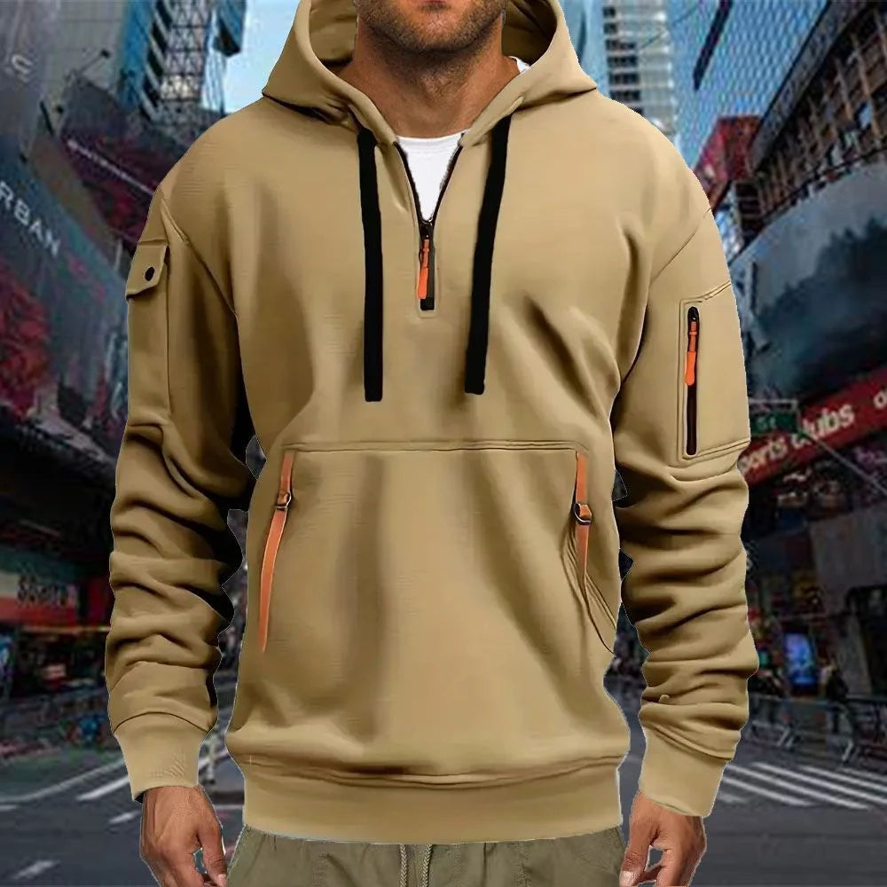 Casual sports hoodie front view
