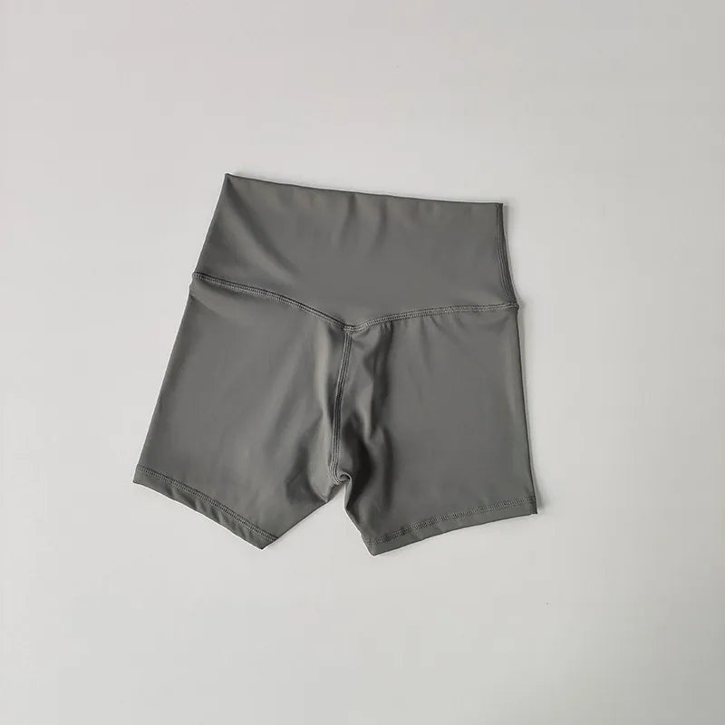 Women's High Waist Push-Up Booty shorts brown | Sānvivá