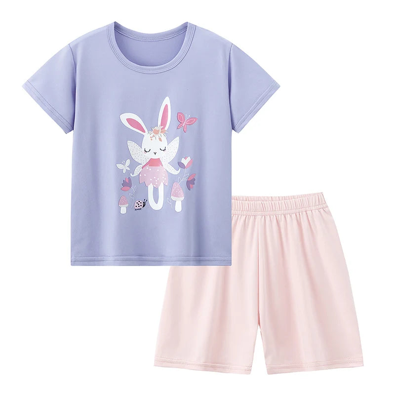 Kids shorts set top detail