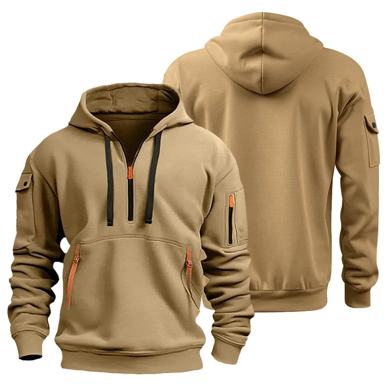 Casual sports hoodie front view