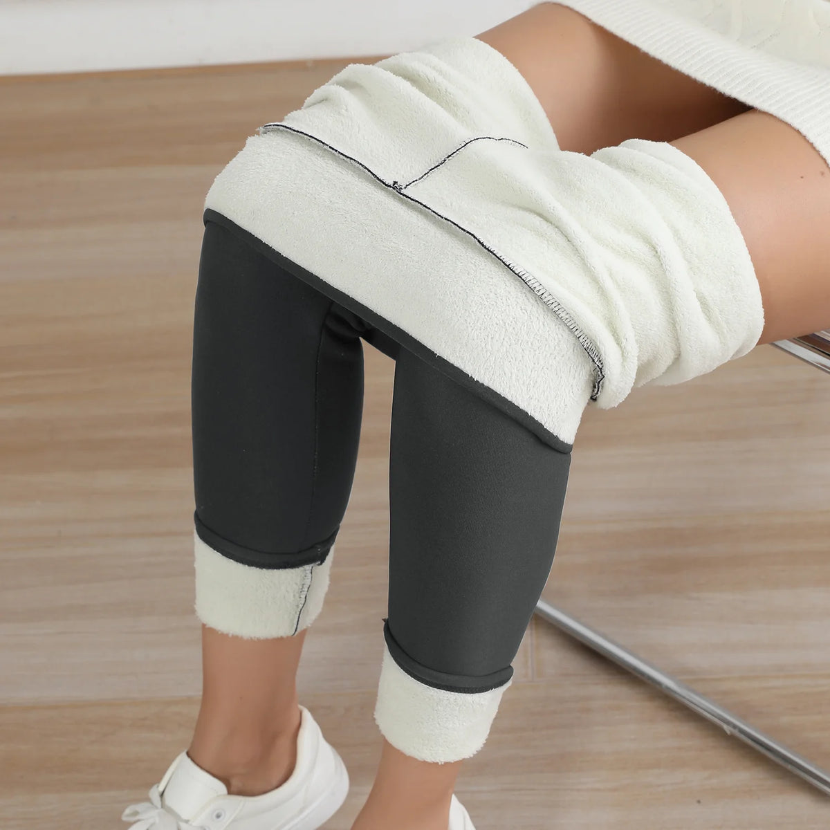 Fleece Lined Winter Leggings – High Waist Thermal Tights