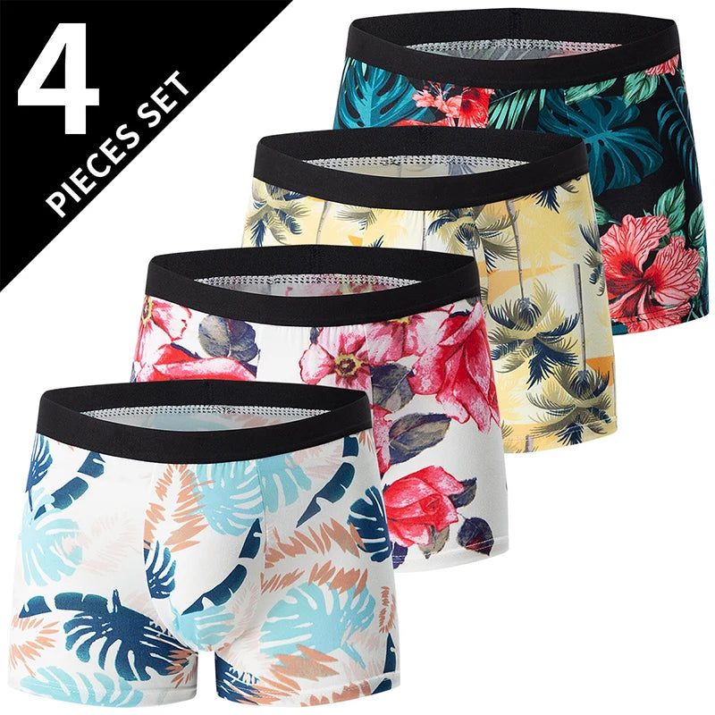 Men's boxer briefs worn model