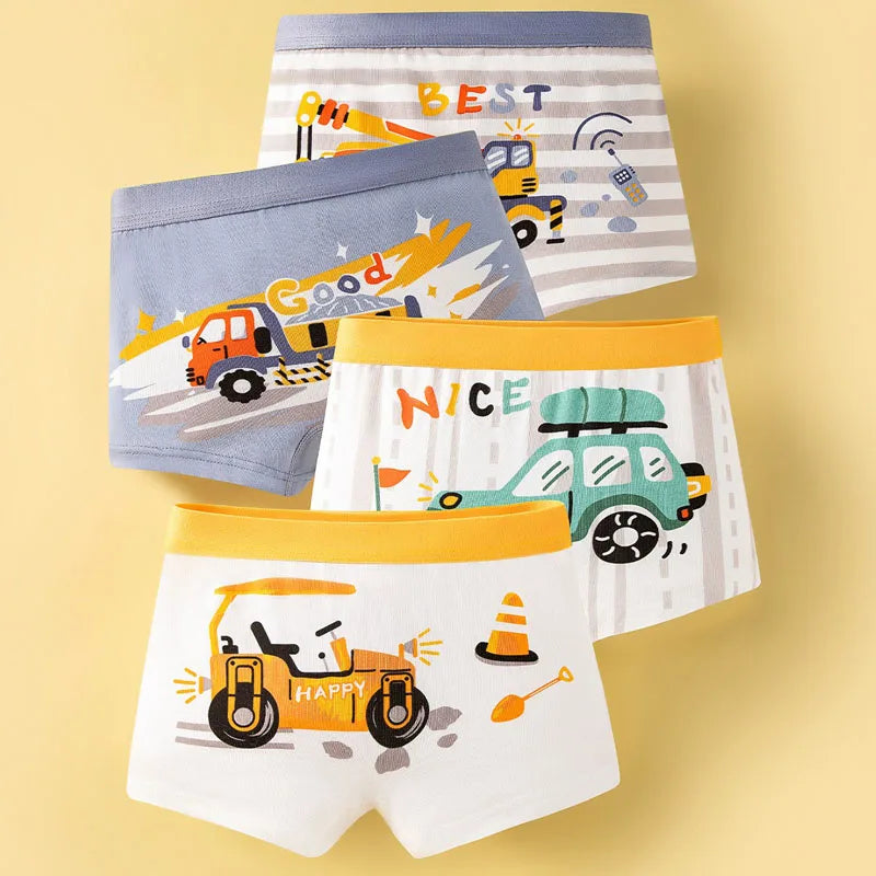 Boys cotton boxer briefs fabric texture closeup