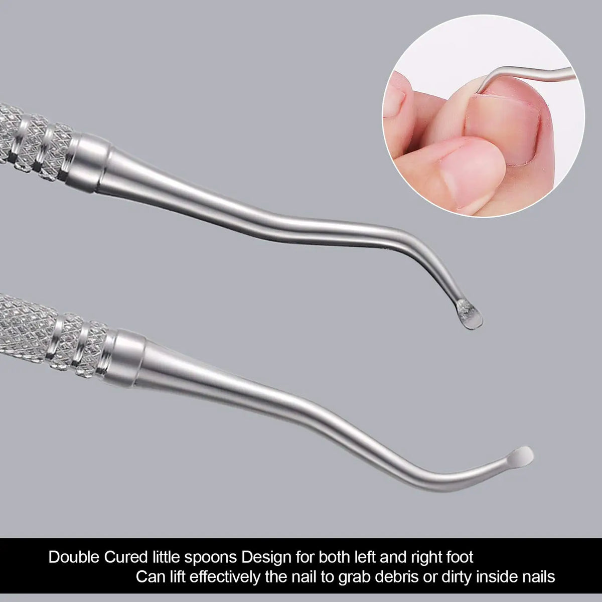 Toenail Clipper for Thick Nails with sharp stainless-steel design for easy grooming of ingrown nails.