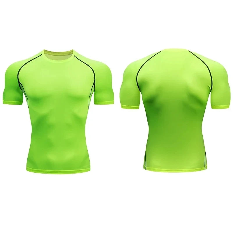 Compression training tee front view