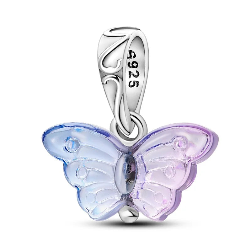 Butterfly Charm Beads – Zircon Bracelet-Compatible Charms