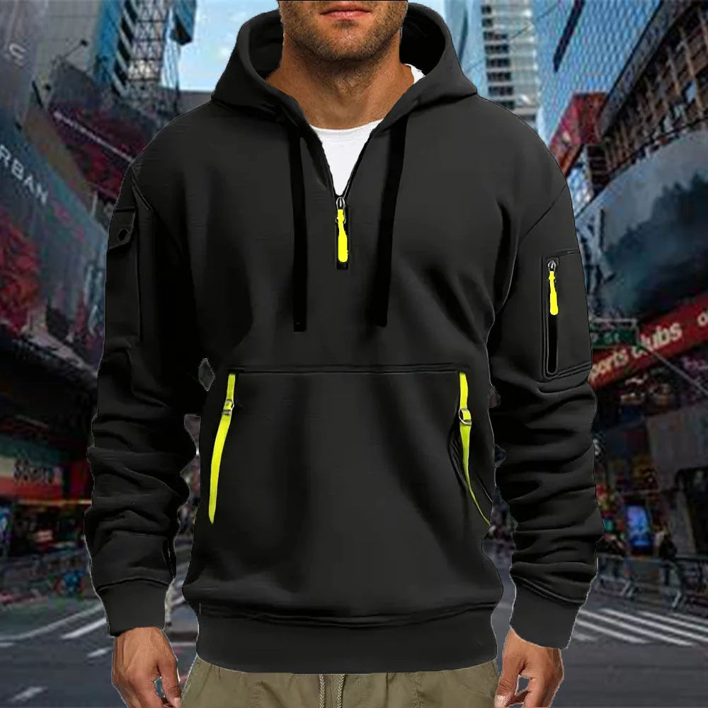 Casual sports hoodie front view