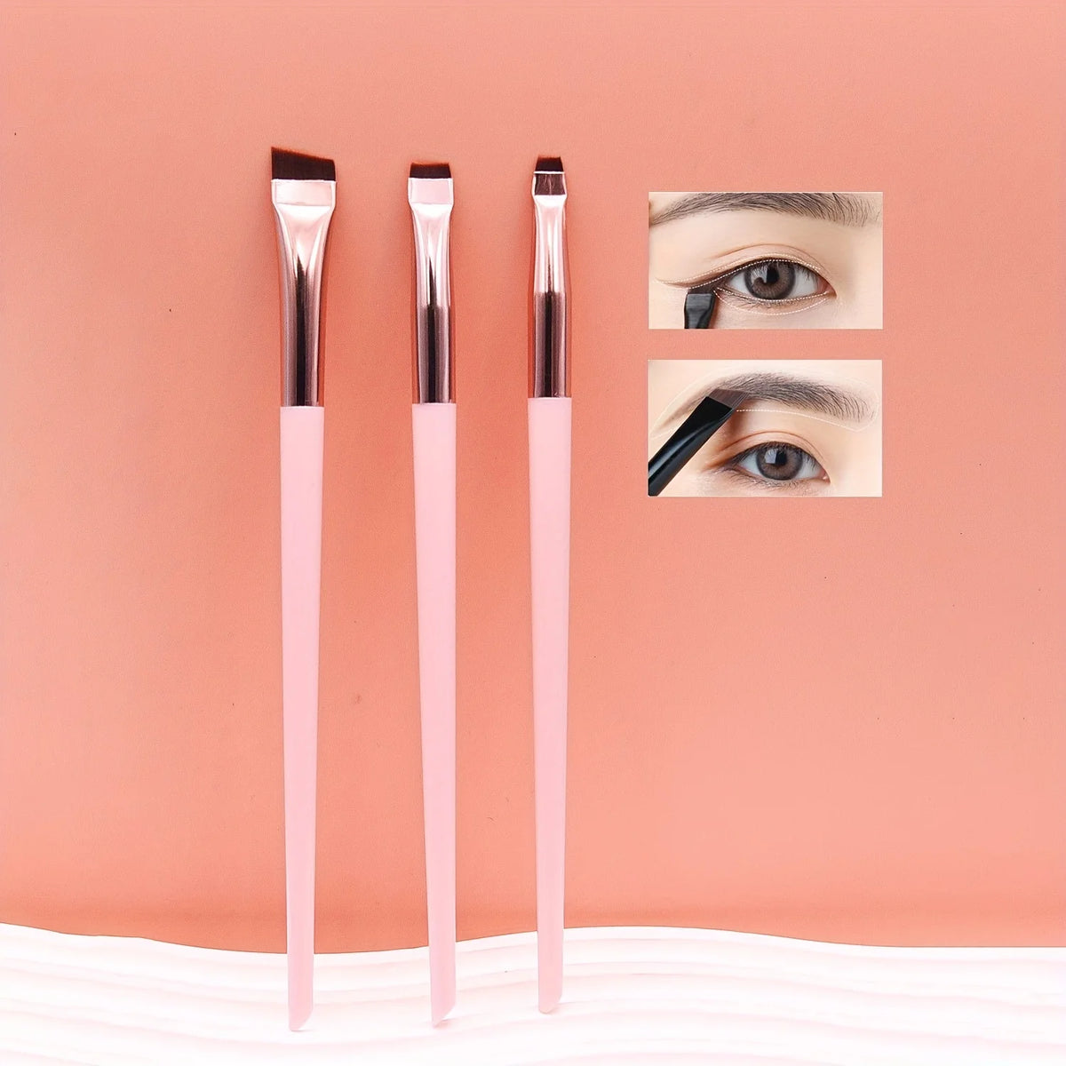Precision makeup brush set