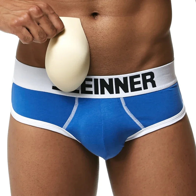 Men's padded boxer shorts with removable butt-enhancing pads | Sānvivá