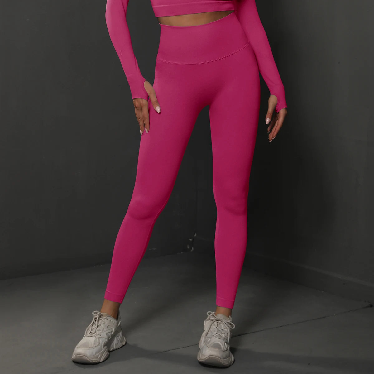 High waist seamless leggings klein Pink color option