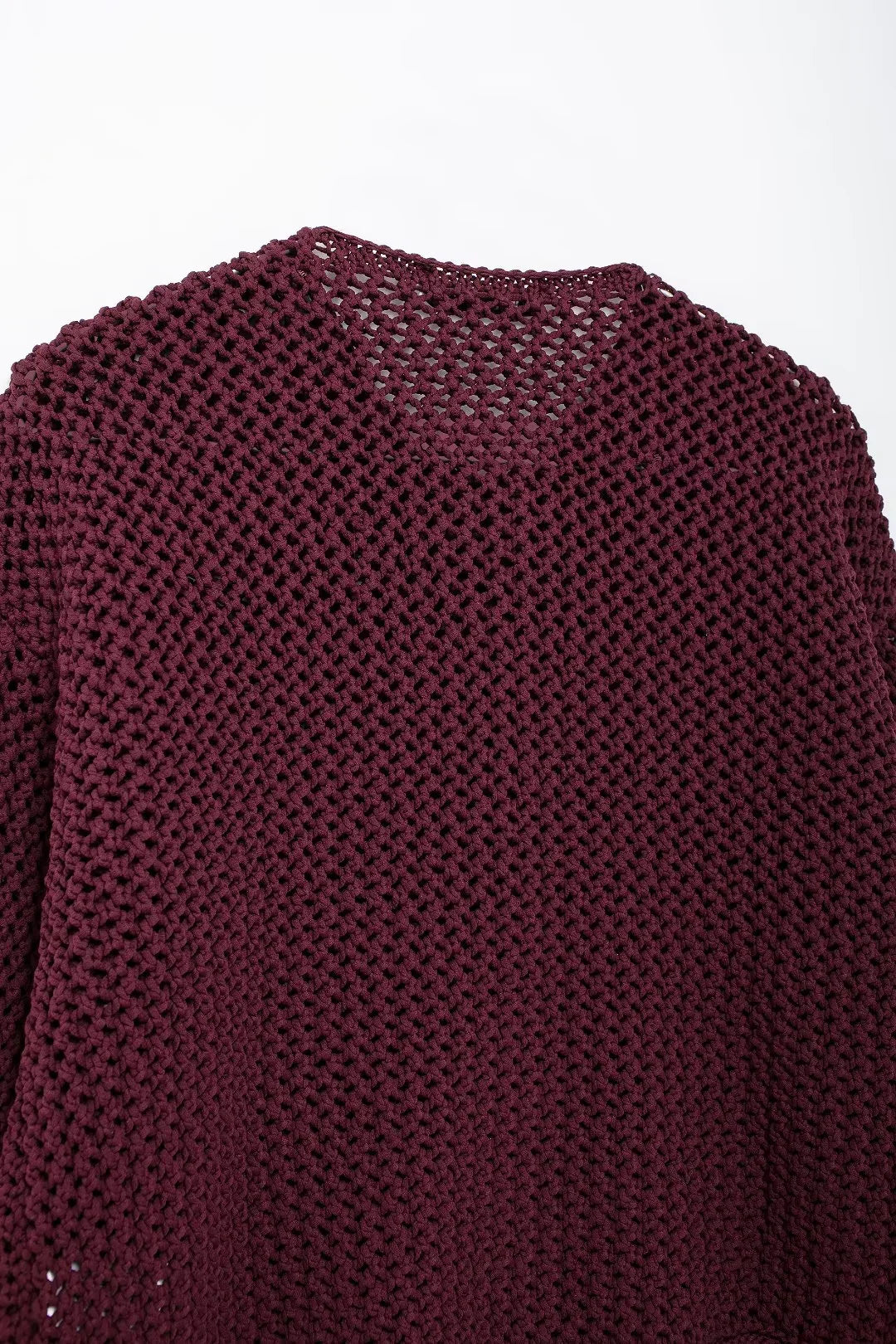 Cropped Knit Cardigan Women's Button Up Sweater