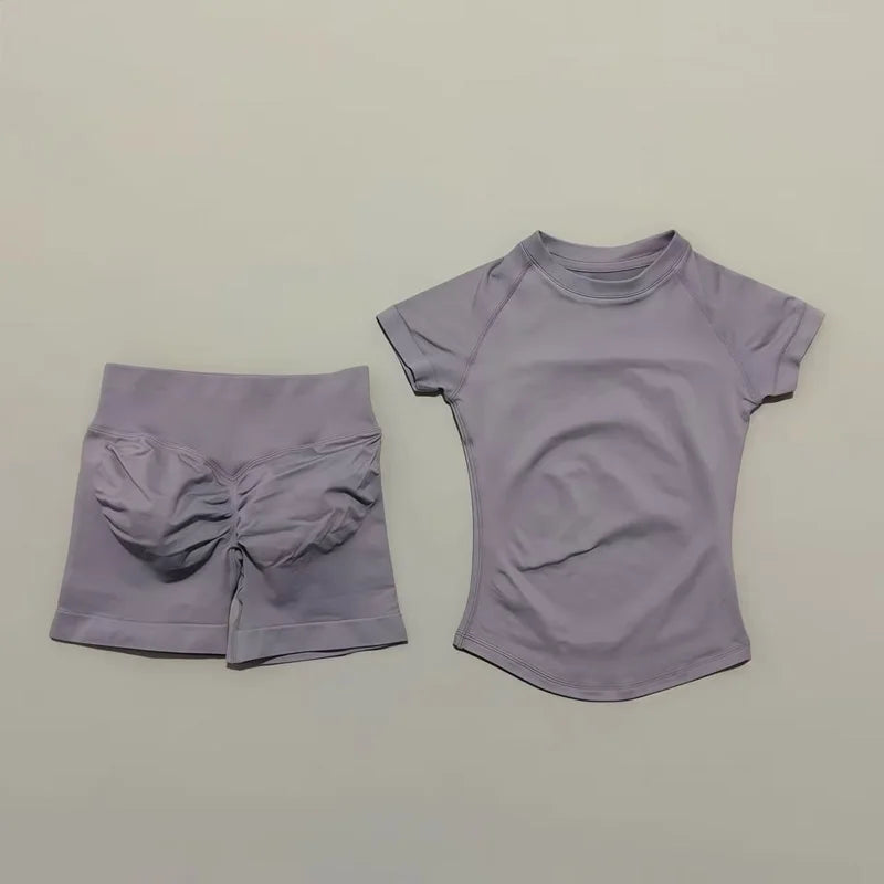 Seamless yoga workout set full outfit styled