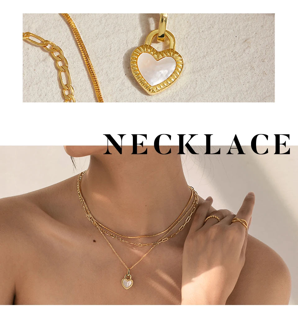 Pearl starfish shell necklace full view gold