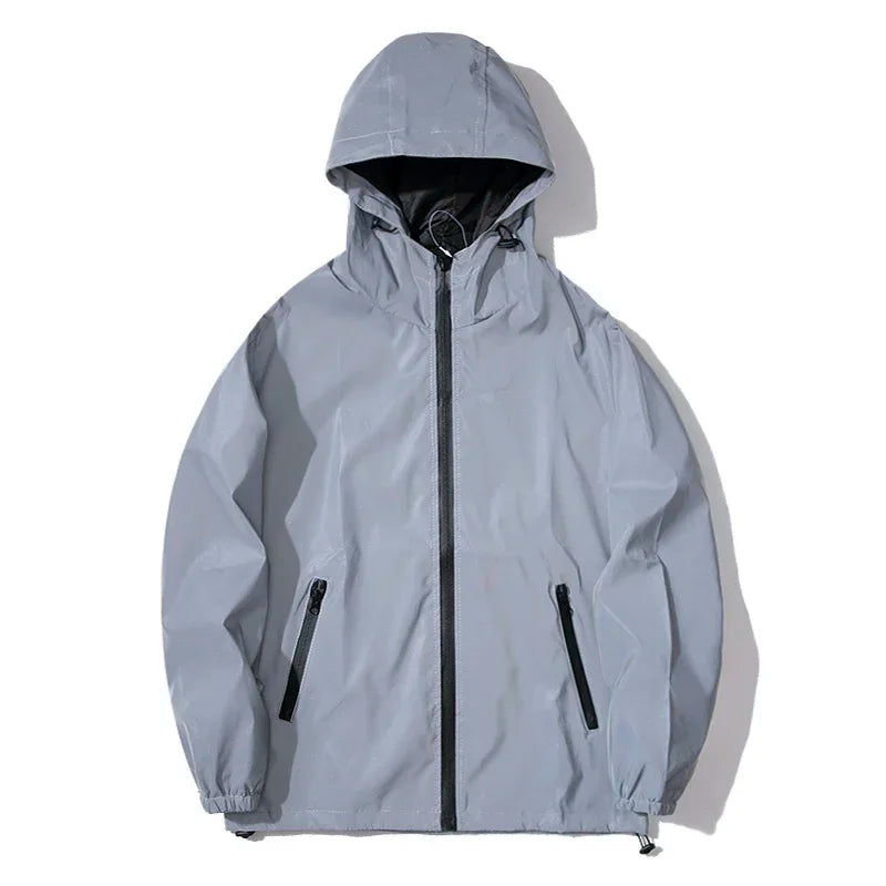 Reflective Luminous Jacket – Men's Sporty Visibility Coat