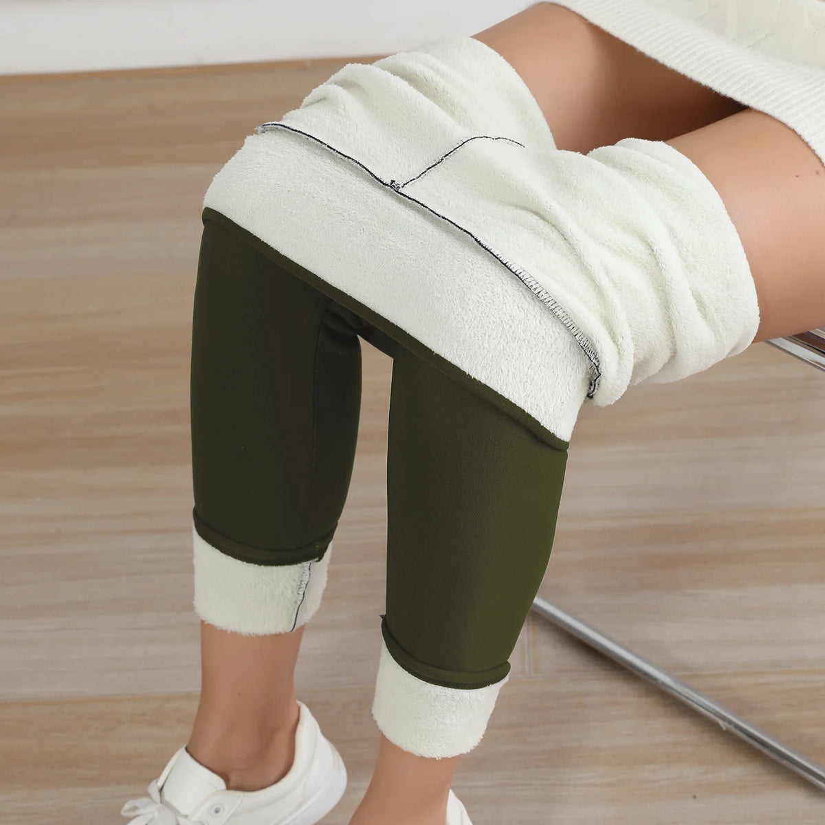 Fleece Lined Winter Leggings – High Waist Thermal Tights