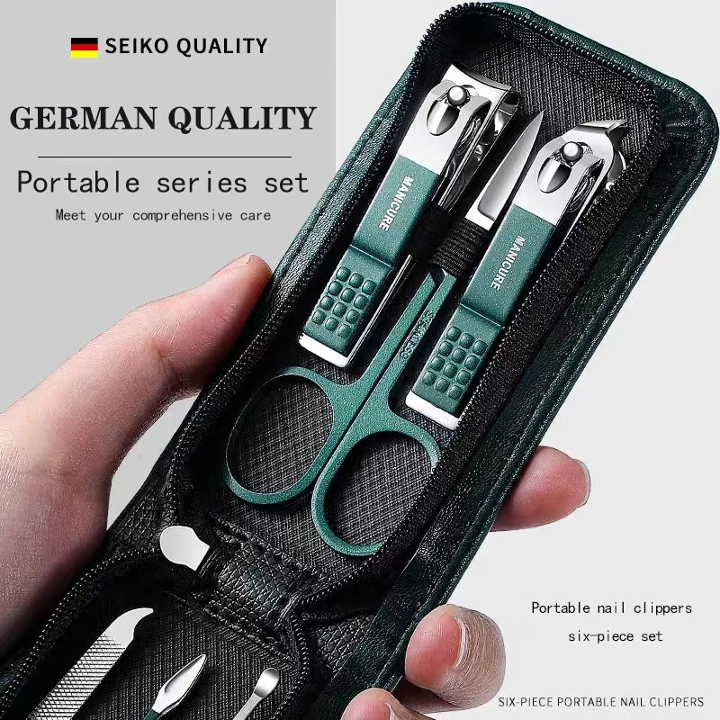 6-Piece Portable Manicure Nail Scissors Set