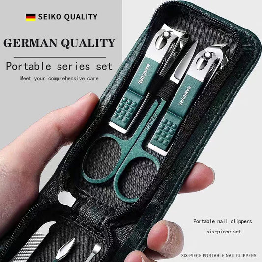 6-Piece Portable Manicure Nail Scissors Set