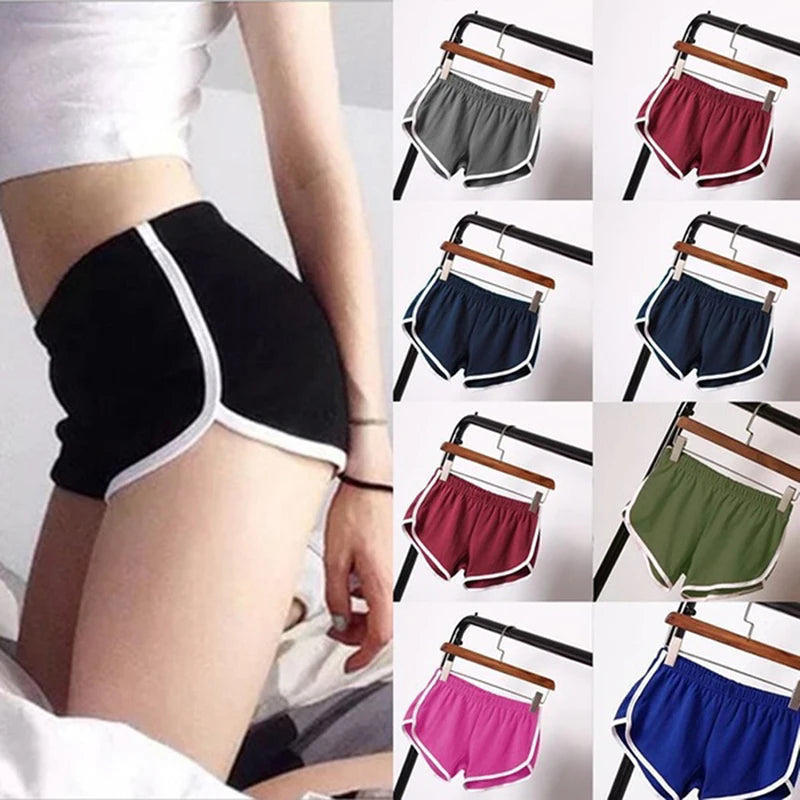  Skinny sports shorts color options flat lay