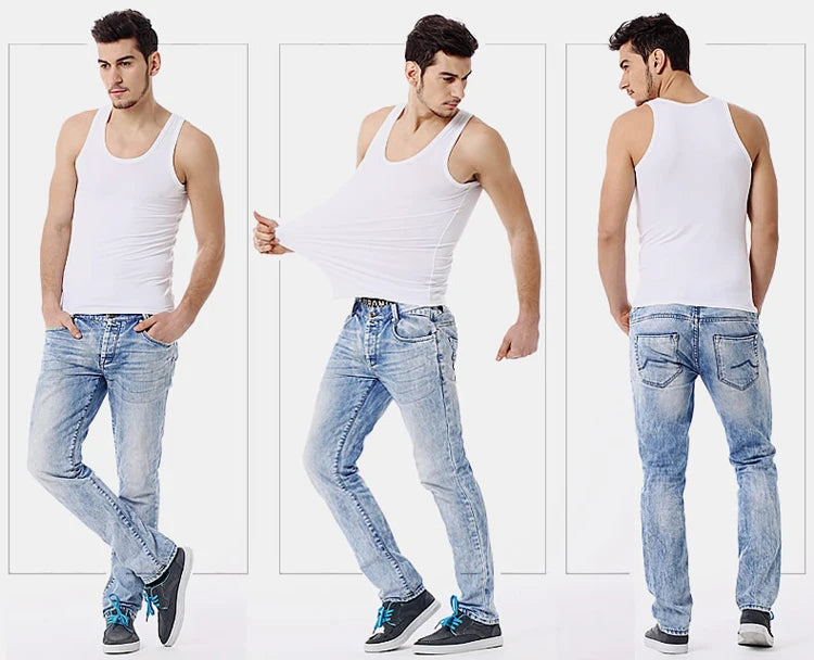 Men's Cotton Sleeveless Vest | Sānvivá