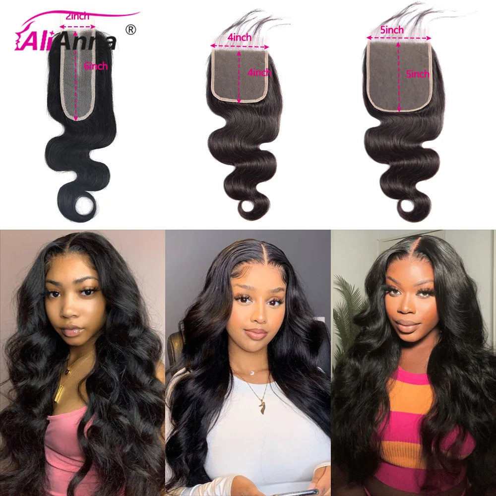 Hair bundles hd lace closure worn styled