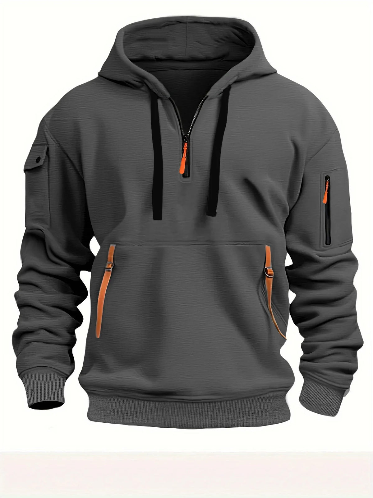 Casual sports hoodie front view
