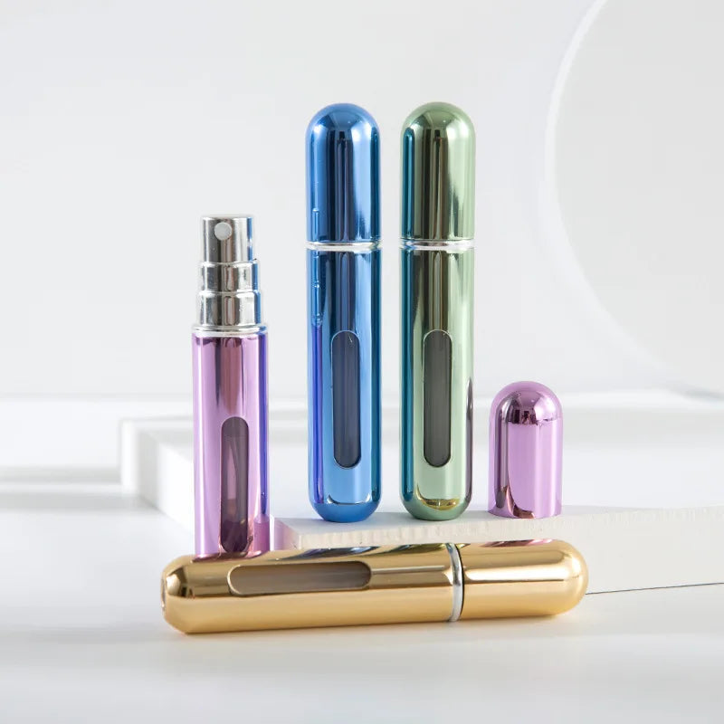 Refillable perfume sample bottle size comparison