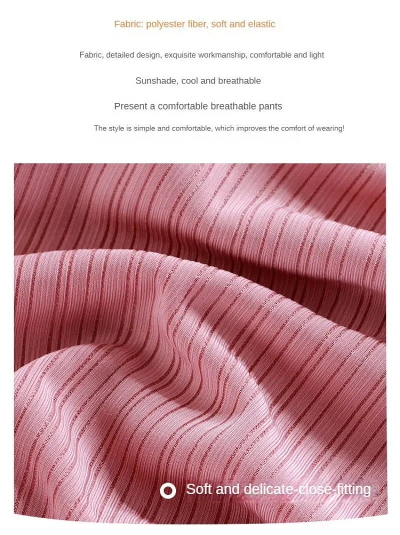 Kids breathable summer pants waistband detail