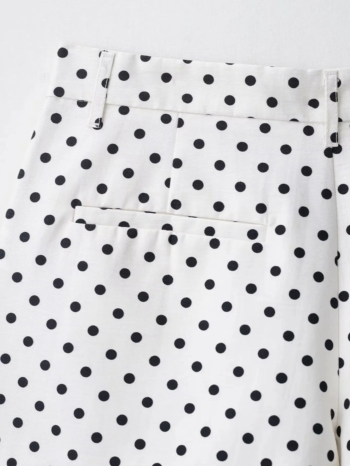 Polka Dot Casual Jacket Women's Zip-Up Turtleneck Coat