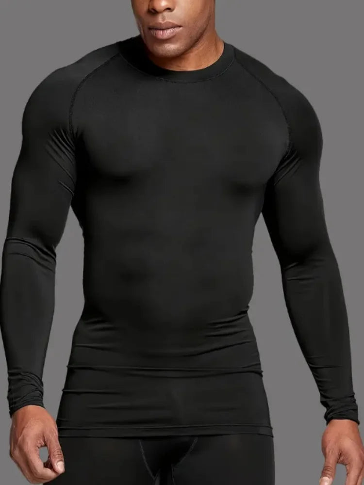Compression training tee front view